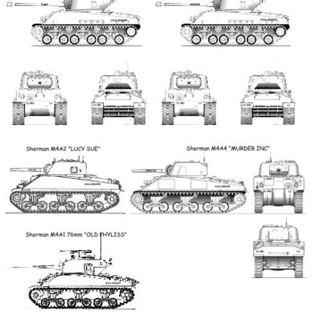 Fury Sherman tanks – Braille Strike Online Store