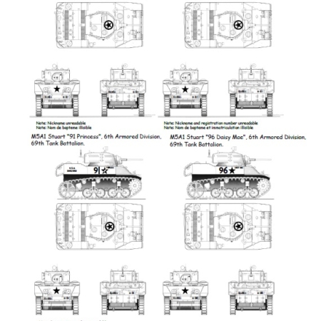 M5A1 Stuart 6th Armored Division – Braille Strike Online Store